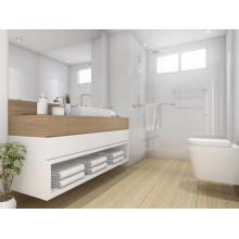 Italian Wall Hung Countertop Open Shelf Bathroom Vanities